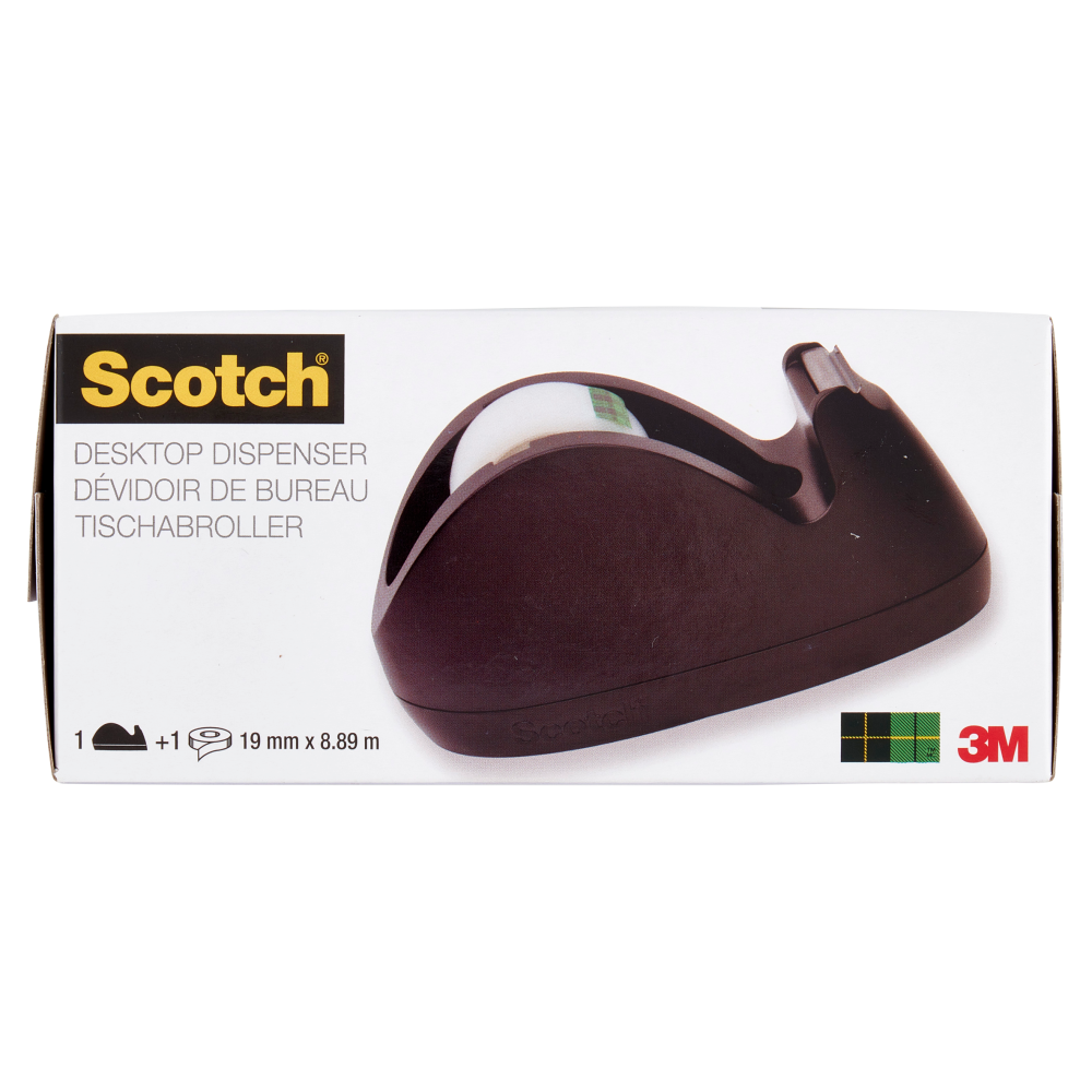 Scotch® Dispenser Rabbit, rosa o nero + 1 Nastro adesivo Scotch® Magic™19 mm x 8.89 mm