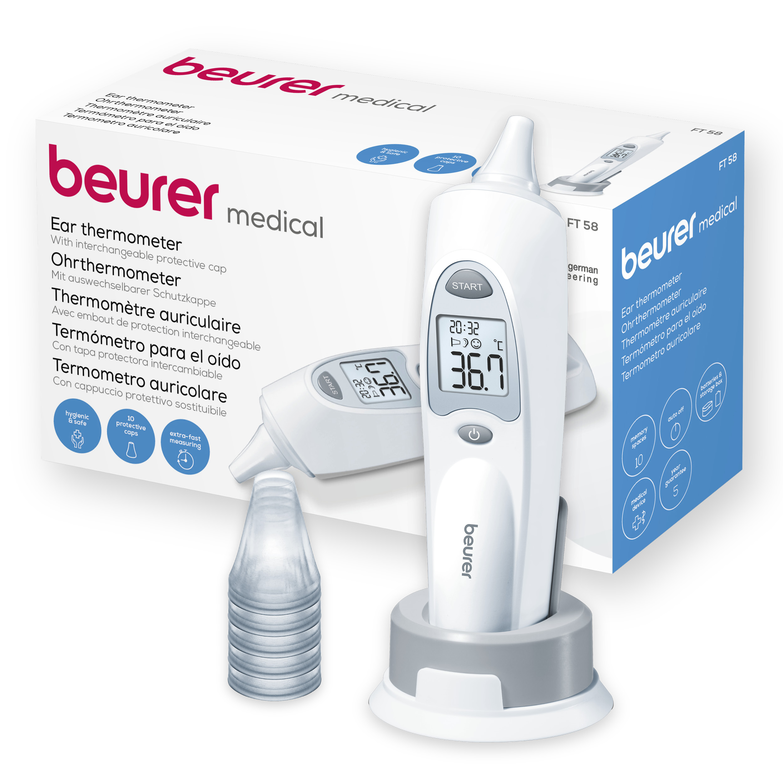 Beurer Termometro auricolare FT 58