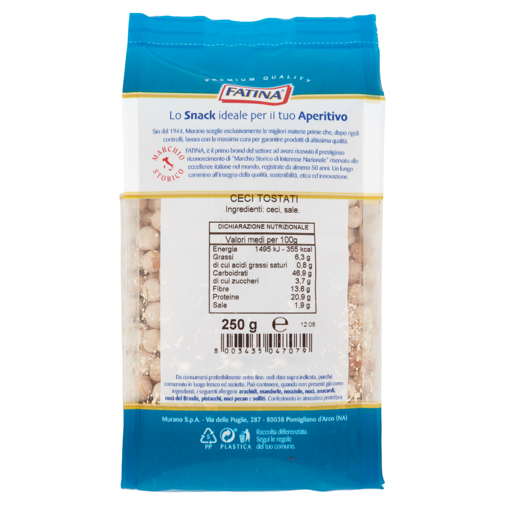 Fatina Snack Croccante Ceci Tostati 250 g