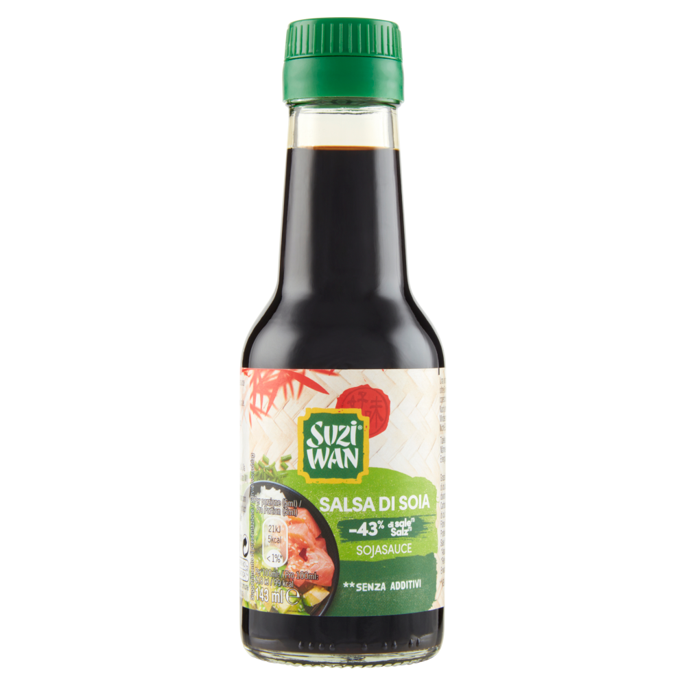 Suzi Wan Salsa di Soia -43% di sale⁽¹⁾143 ml