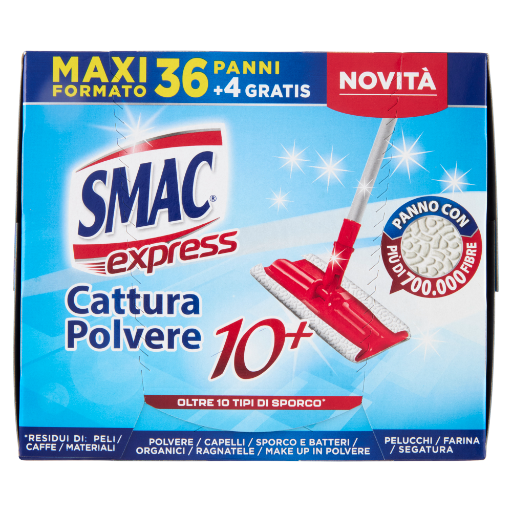 Smac expess Cattura Polvere 10+ Panni 36+4 pz