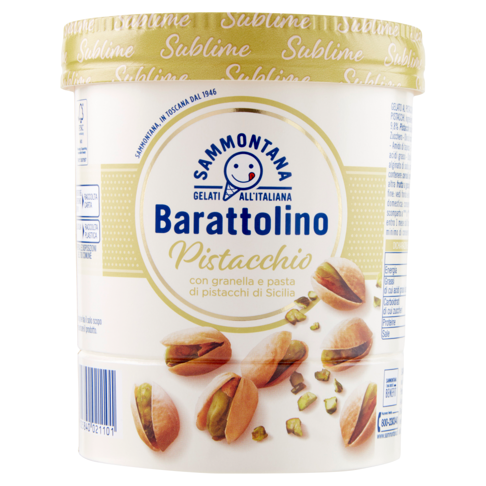 Sammontana Barattolino Sublime Pistacchio 280 g