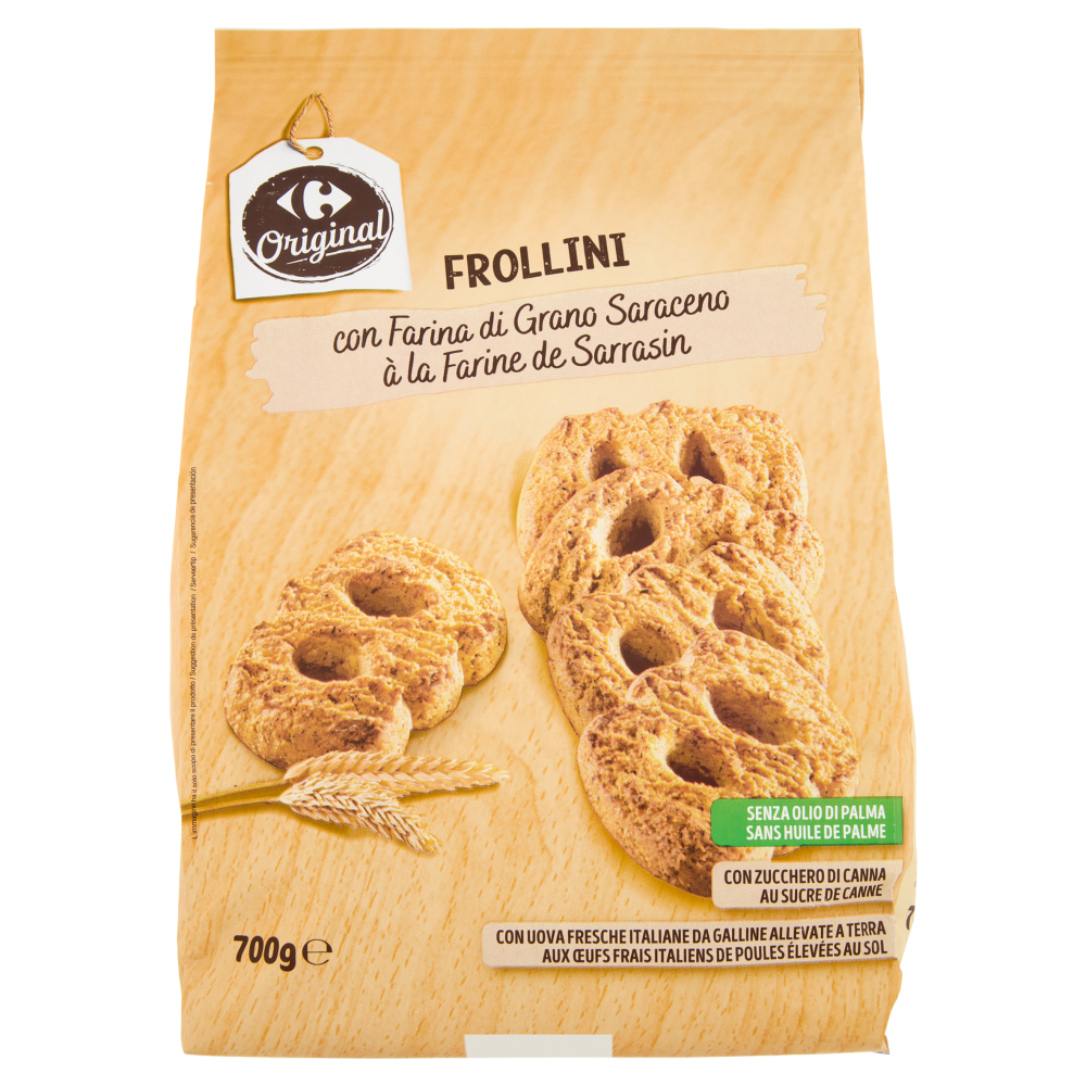 Carrefour Original Frollini con Farina di Grano Saraceno 700 g