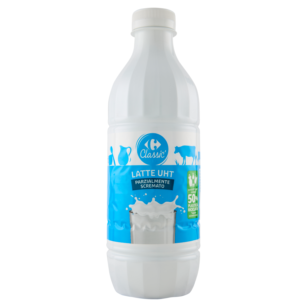 Carrefour Classic Latte UHT Parzialmente Scremato 1000 ml