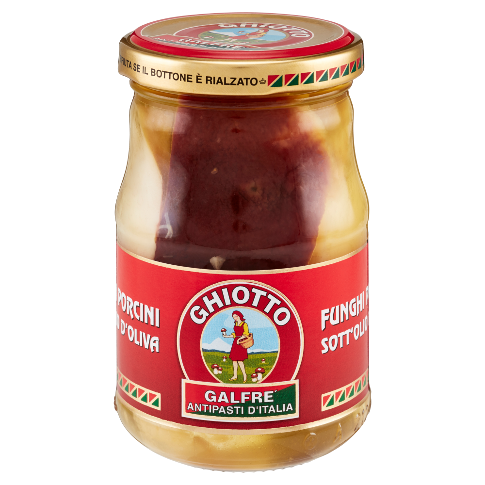 Galfr&egrave; Ghiotto Funghi Porcini Sott'Olio d'Oliva 190 g