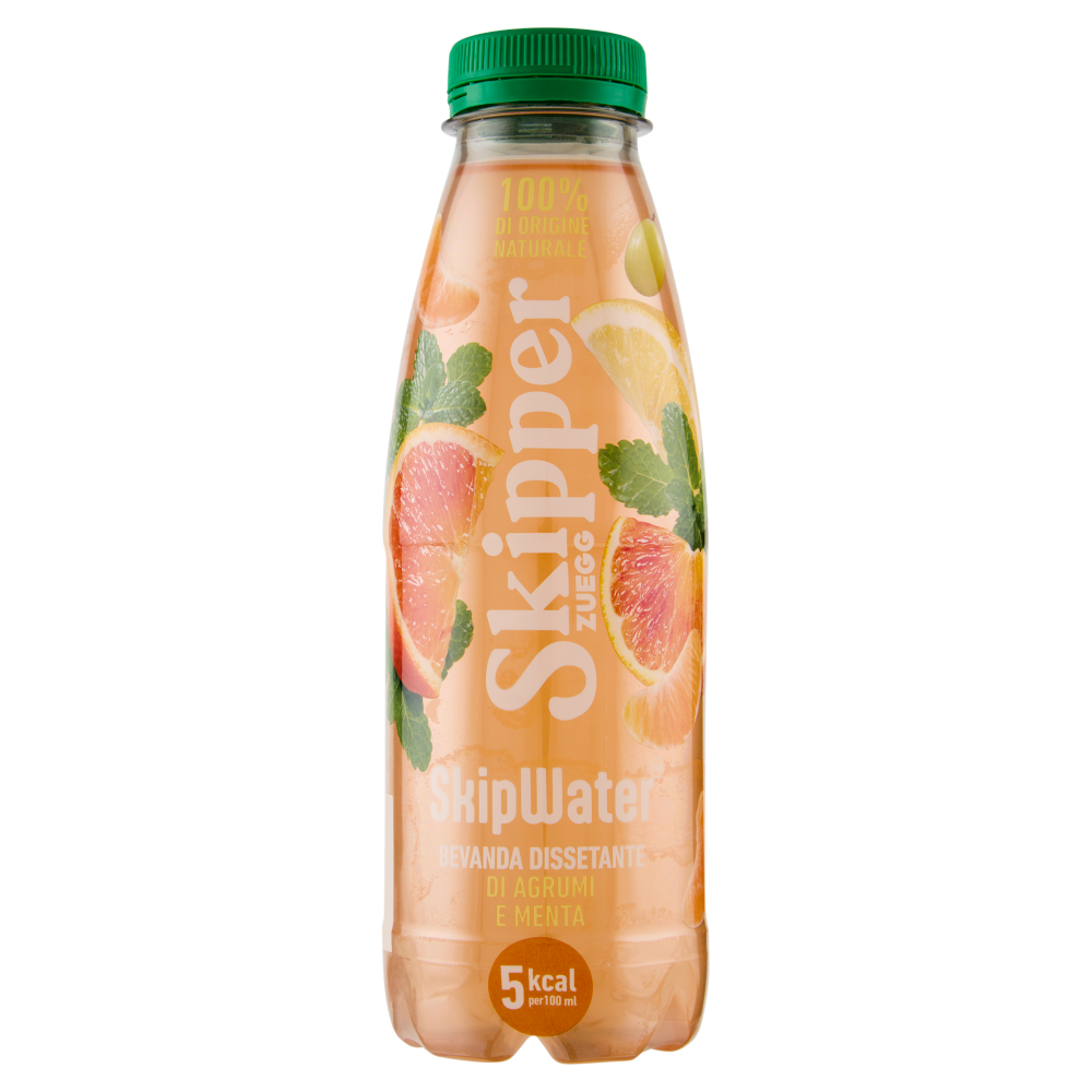 Zuegg Skipper SkipWater Bevanda Dissetante di Agrumi e Menta 500 ml