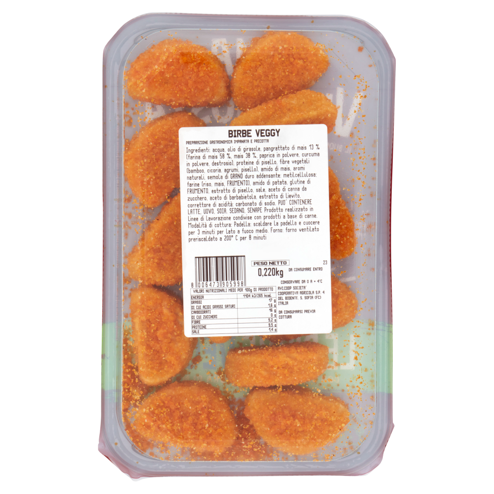 Amadori Ama Vivi e Gusta le Birbe Veggy 0,220 kg