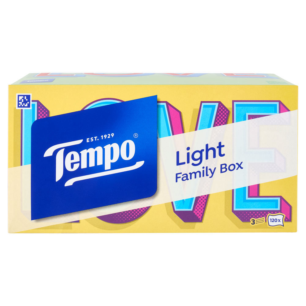 Tempo Light Family Box Fazzoletti 3 veli 120 pz