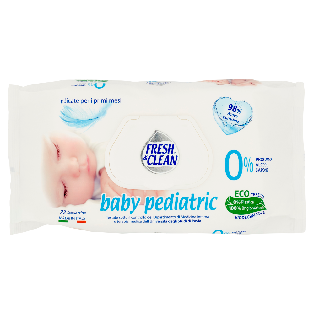 Fresh & Clean baby pediatric Salviettine 72 pz