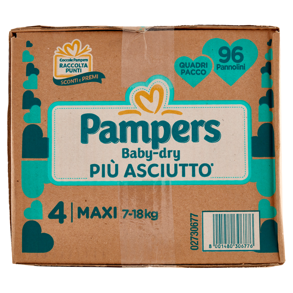 Pampers Babydry Maxi 96 pz Carrefour