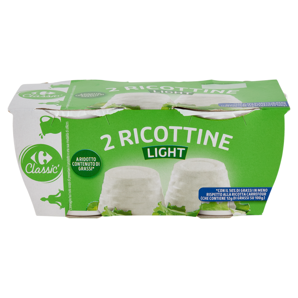 Carrefour Classic 2 Ricottine Light 2 x 100 g