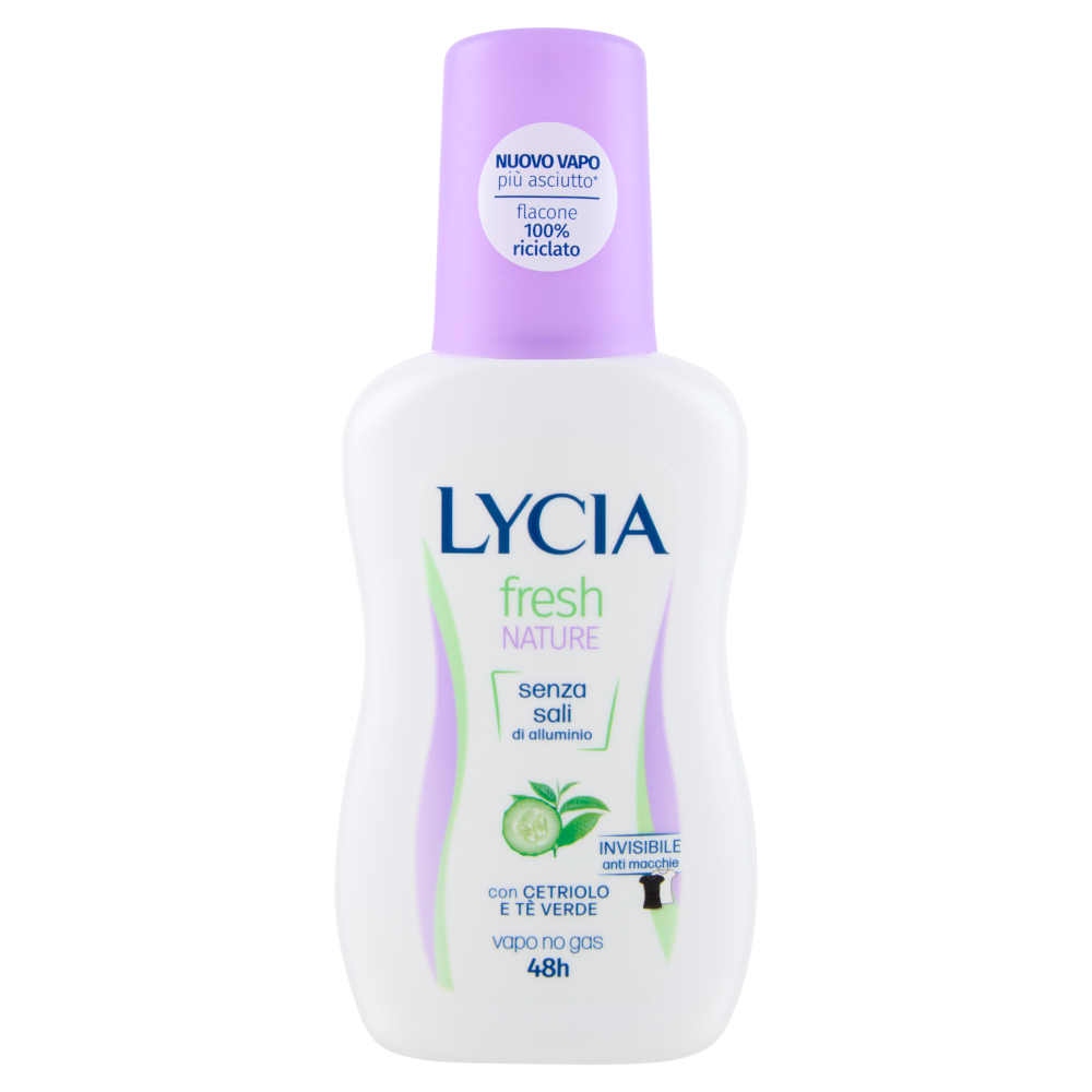 Lycia fresh Nature Deodorante Vapo con Cetriolo e Tè Verde 75 ml