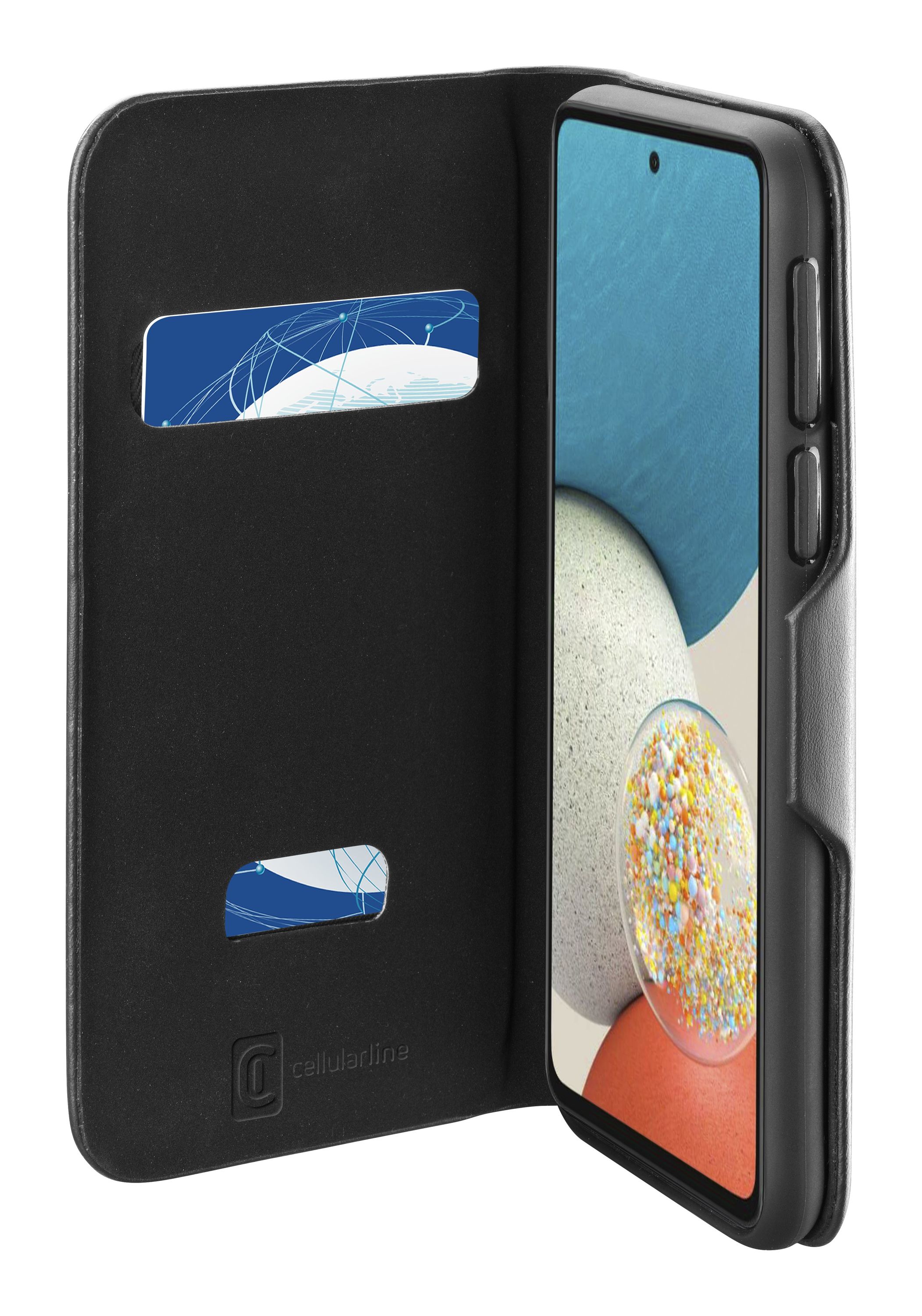 Cellularline Book Clutch - Galaxy A53 5G Custodia a libro con chiusura di sicurezza magnetica
