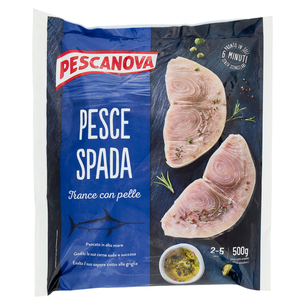 Pescanova Pesce Spada Trance con pelle 500 g