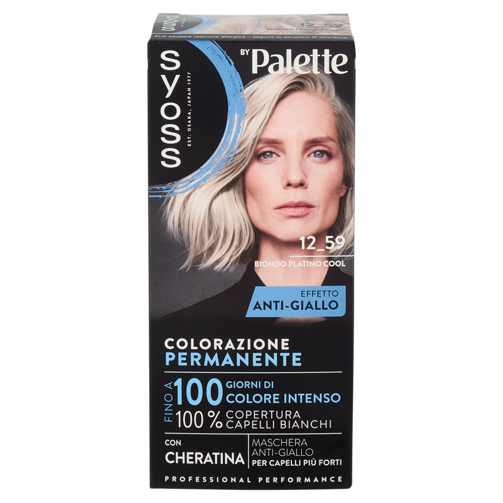 Syoss By Palette Colorazione Permanente 12_59 Biondo Platino Cool