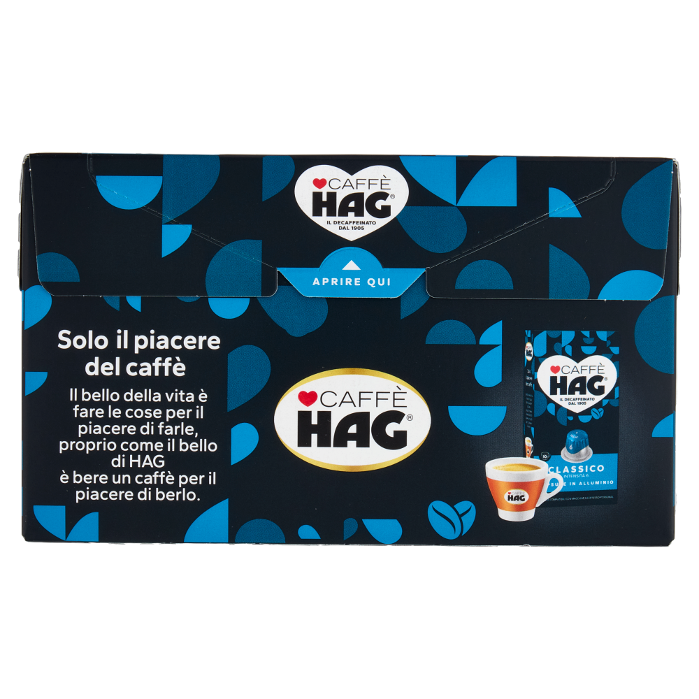 Caffè HAG Classico 6- 30 Capsule Caffè Compatibili con Macchine Nespresso*® Original 156g