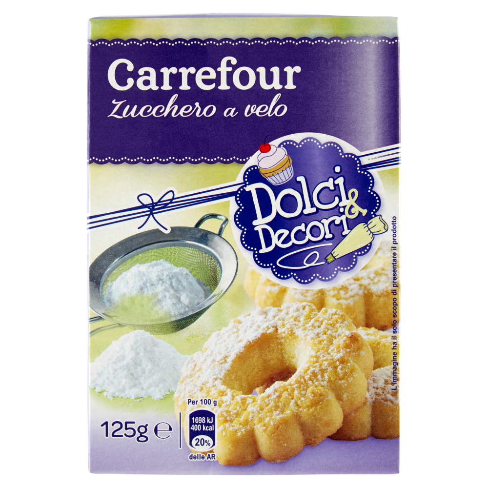 Carrefour Dolci & Decori Zucchero a velo 125 g