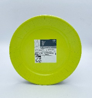 Le Nappage 24 Piatti in cartoncino diam 23cm Verde Anice
