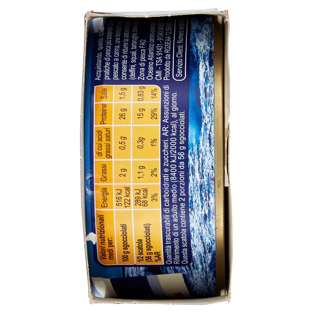 Carrefour Tonno a Pinne Gialle al Naturale pescato a canna 2 x 160 g