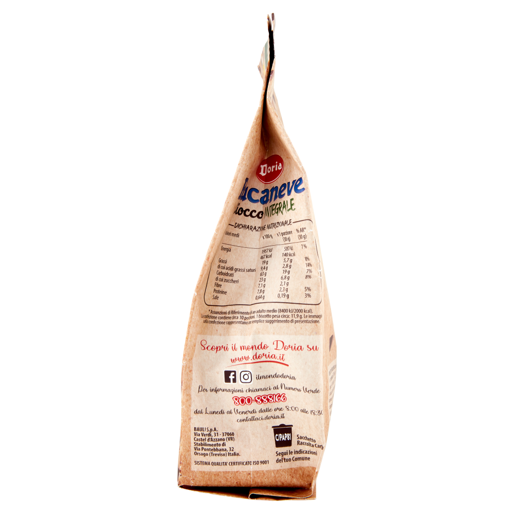 Doria Bucaneve Ciocco Integrale 300 g
