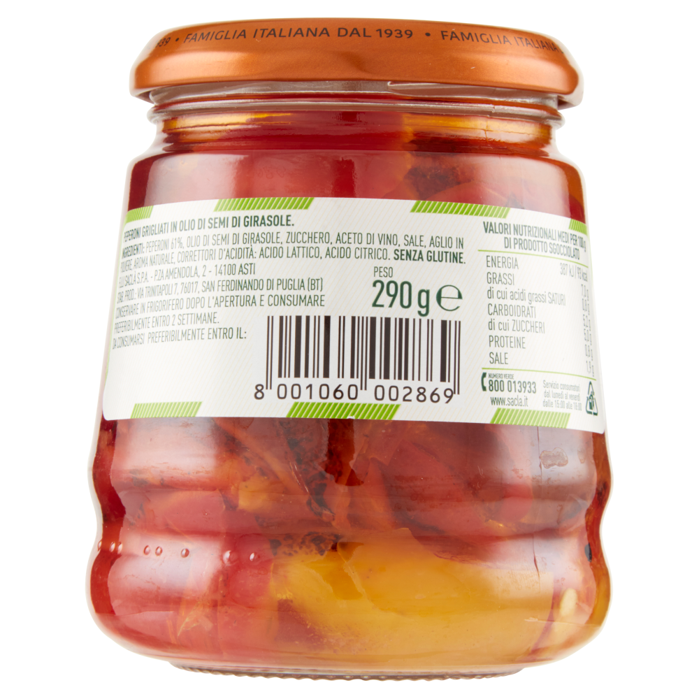 Saclà Specialità Peperoni Grigliati 290 g