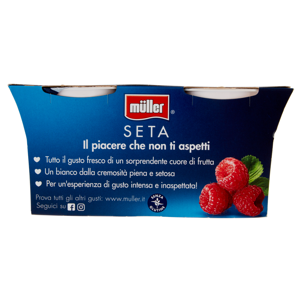 müller Bianco Seta con Cuore di Lamponi 2 x 125 g