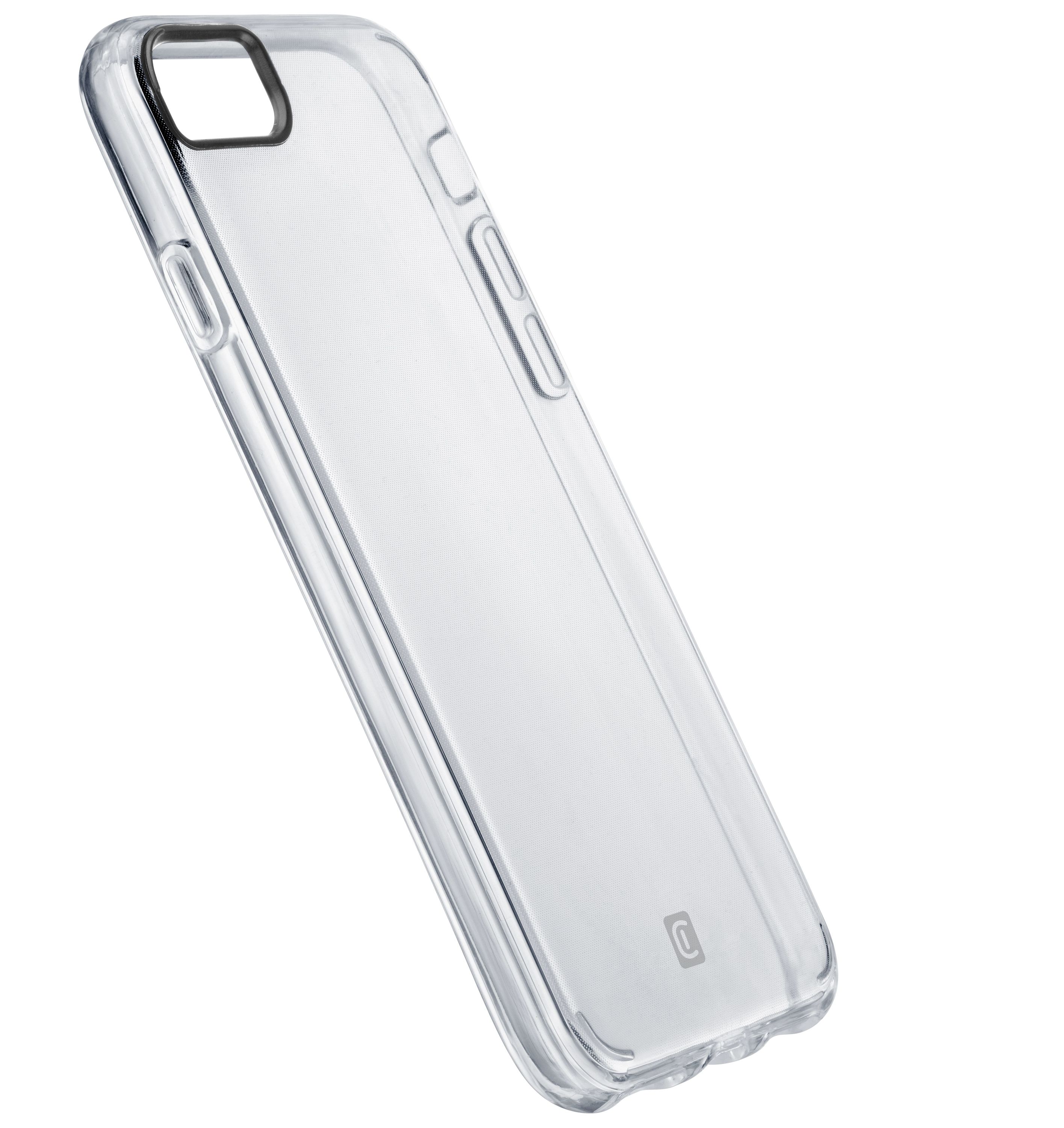 Cellularline Clear Strong - iPhone SE (2022) / SE (2020) / 8 / 7 Custodia rigida con bordi in gomma