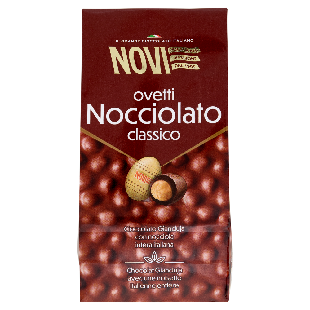 Novi ovetti Nocciolato classico Cioccolato Gianduja 160 g