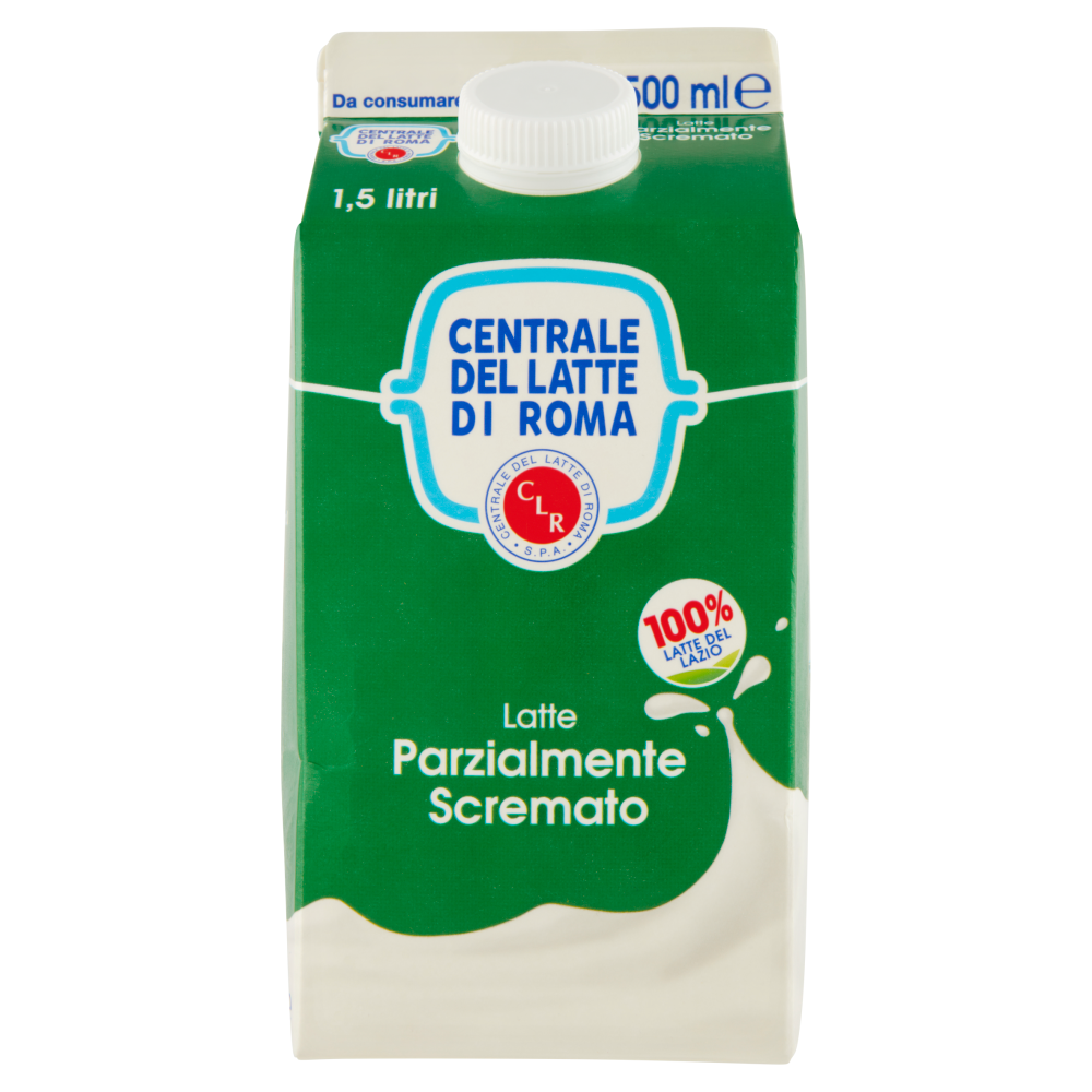Centrale del Latte di Roma Latte Parzialmente Scremato 1500 ml