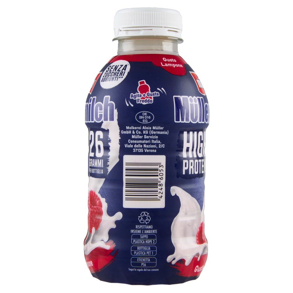 müller Müllermilch High Protein Gusto Lampone 400 g