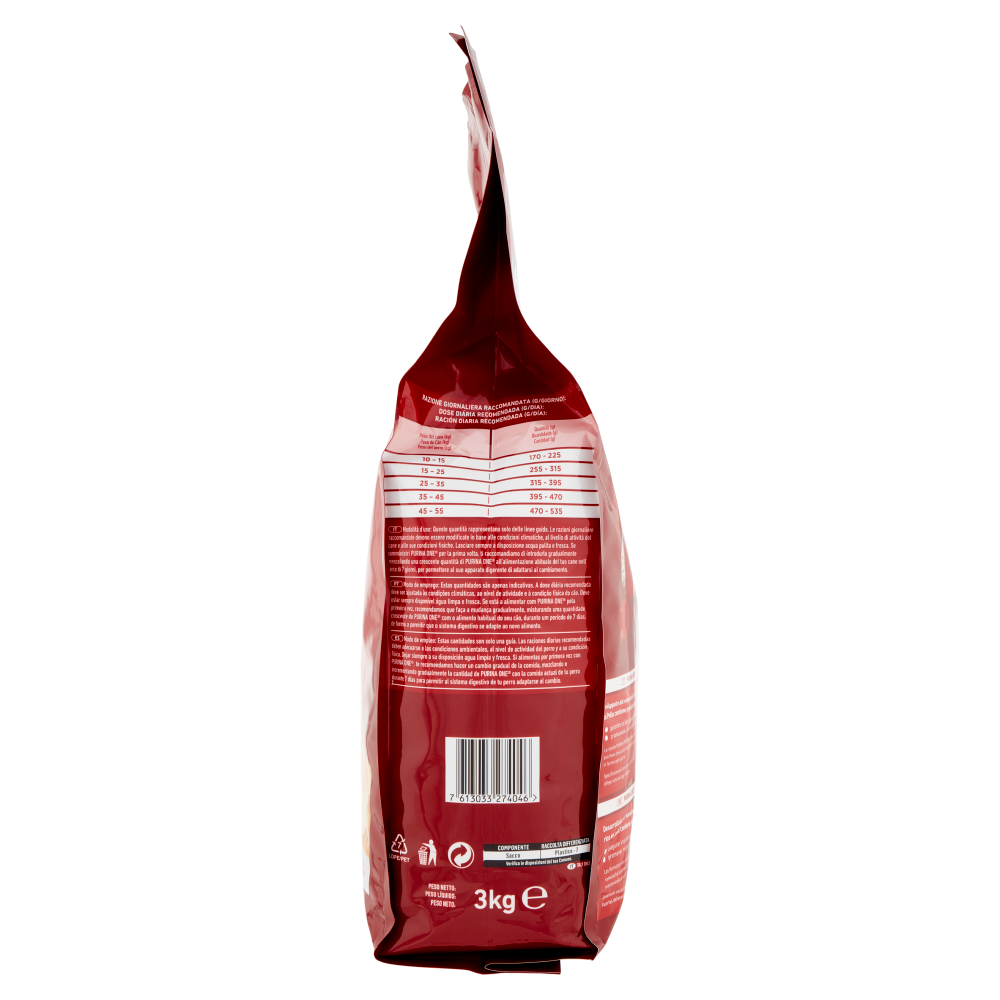 PURINA ONE Adult Ricco in Pollo con Riso 3 kg