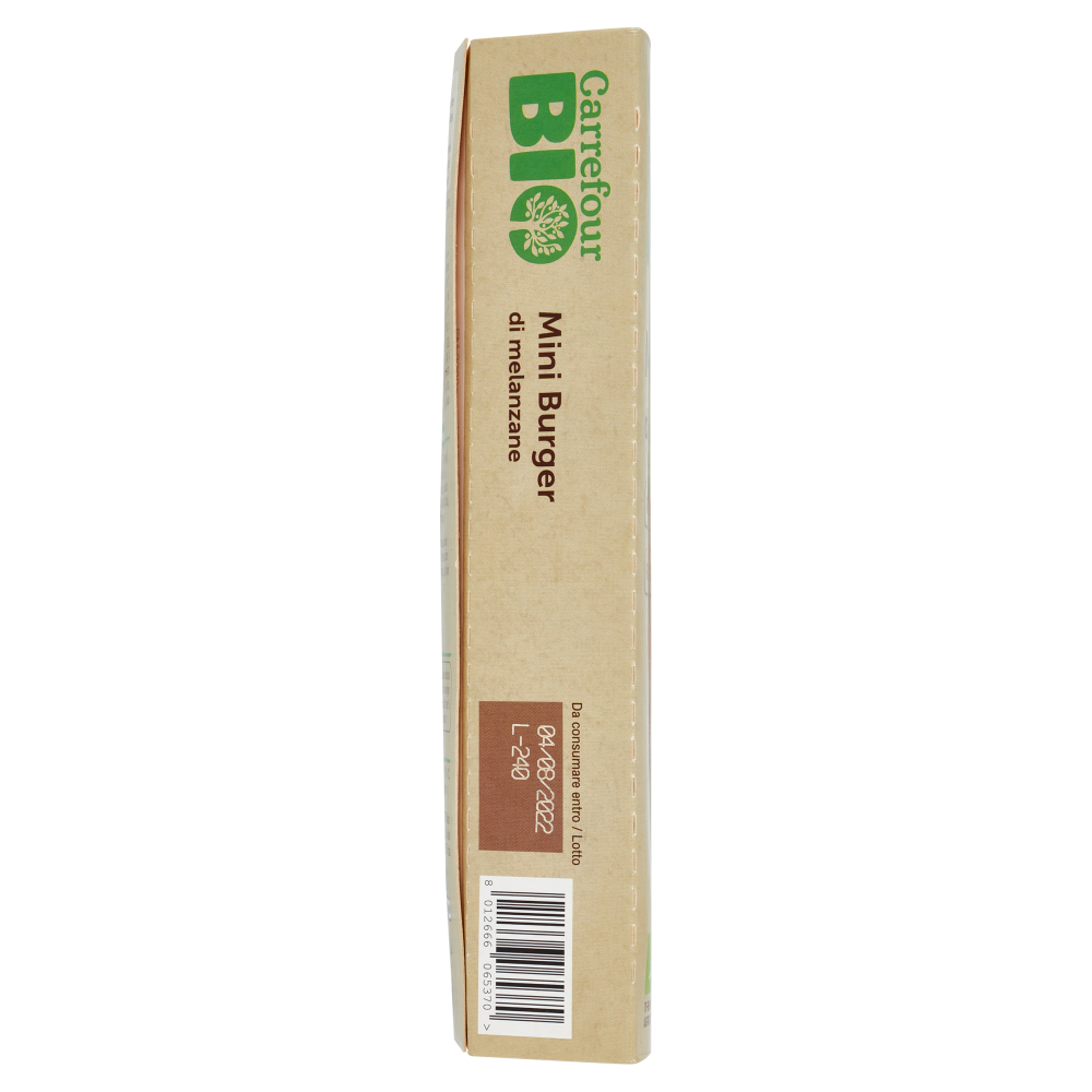 Carrefour Bio Mini Burger di melanzane 4 x 40 g