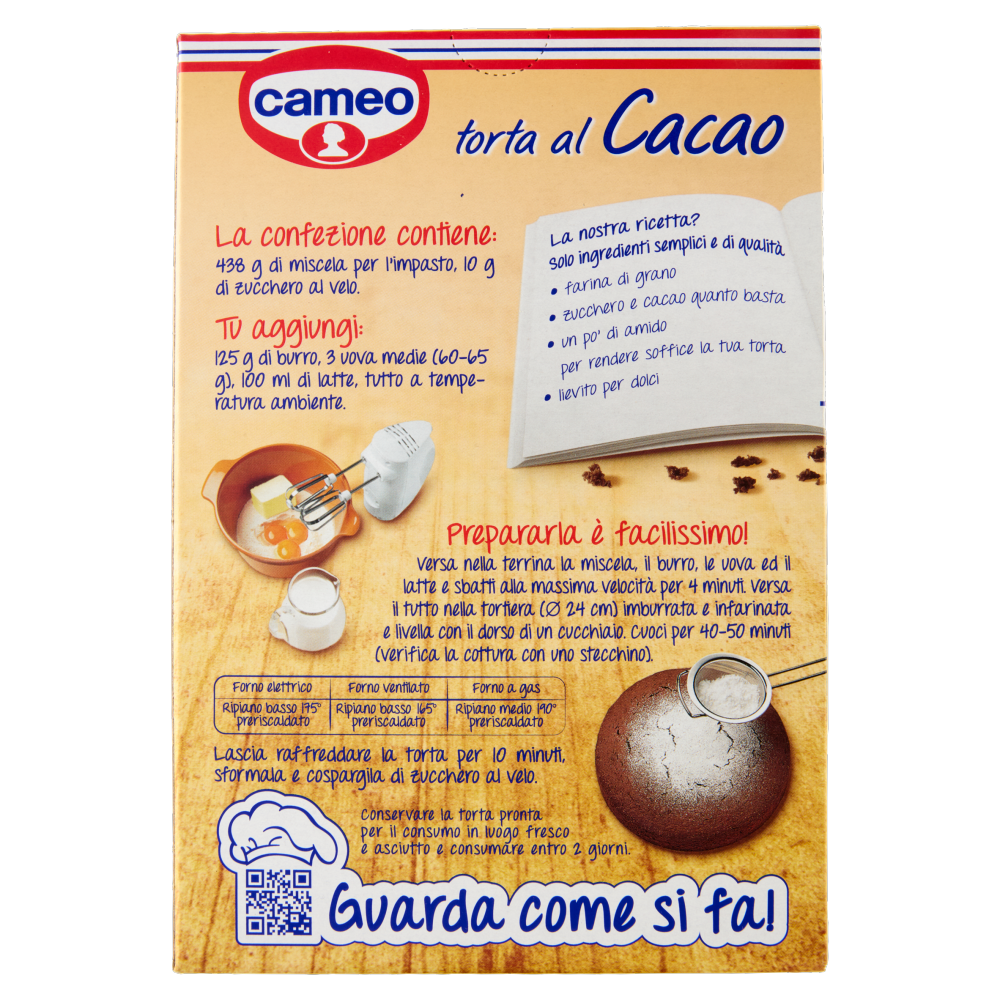 cameo torta al Cacao 448 g