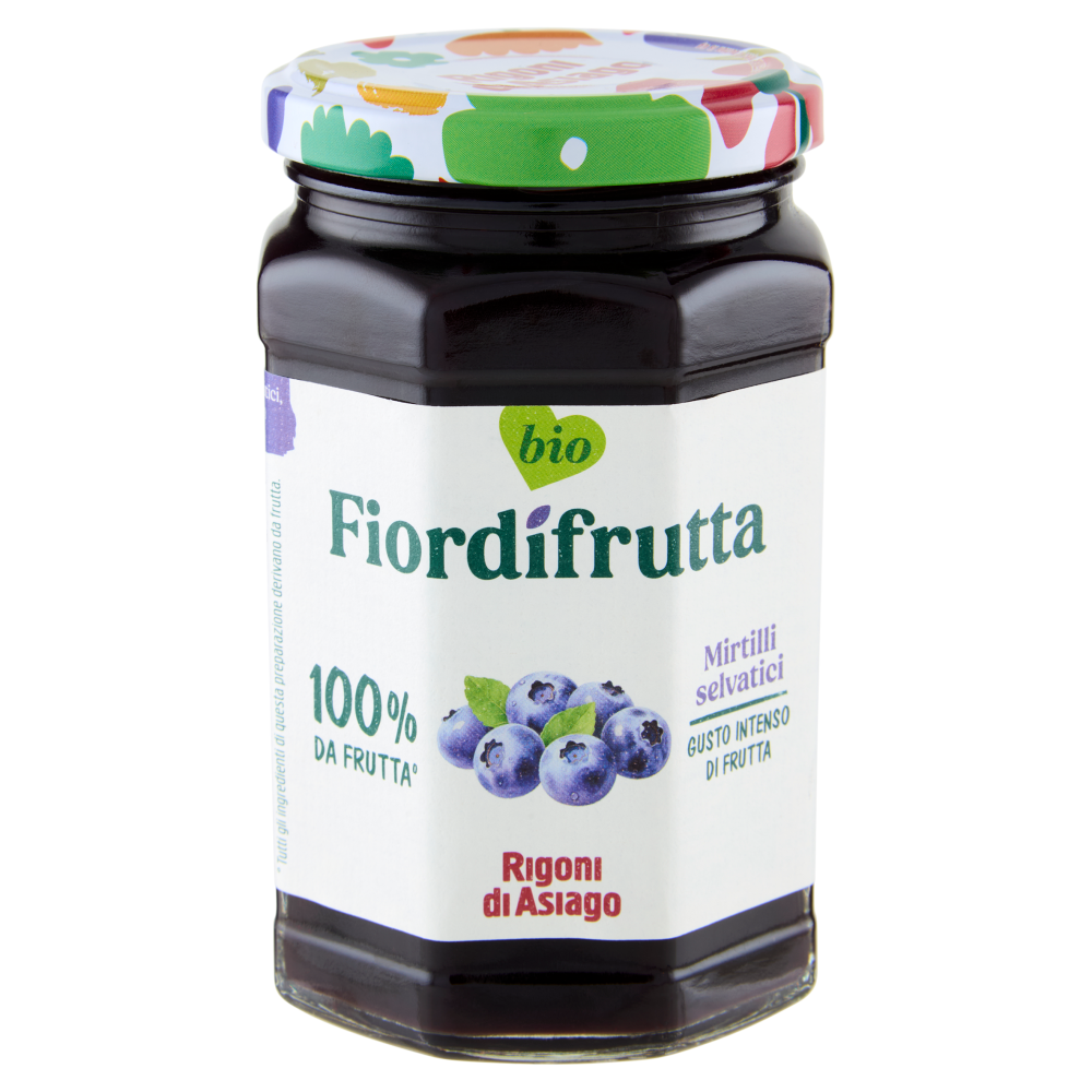 Rigoni di Asiago Fiordifrutta Le Specialit&agrave; bio Mirtilli selvatici 330 g