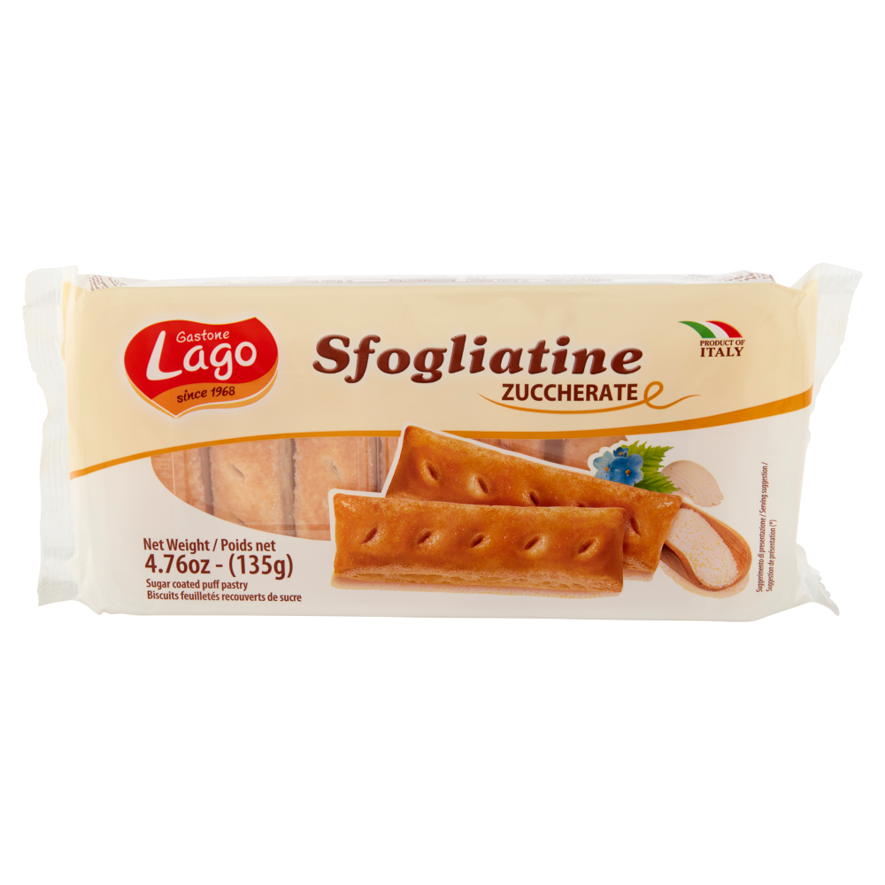 Gastone Lago Sfogliatine Zuccherate 135 g