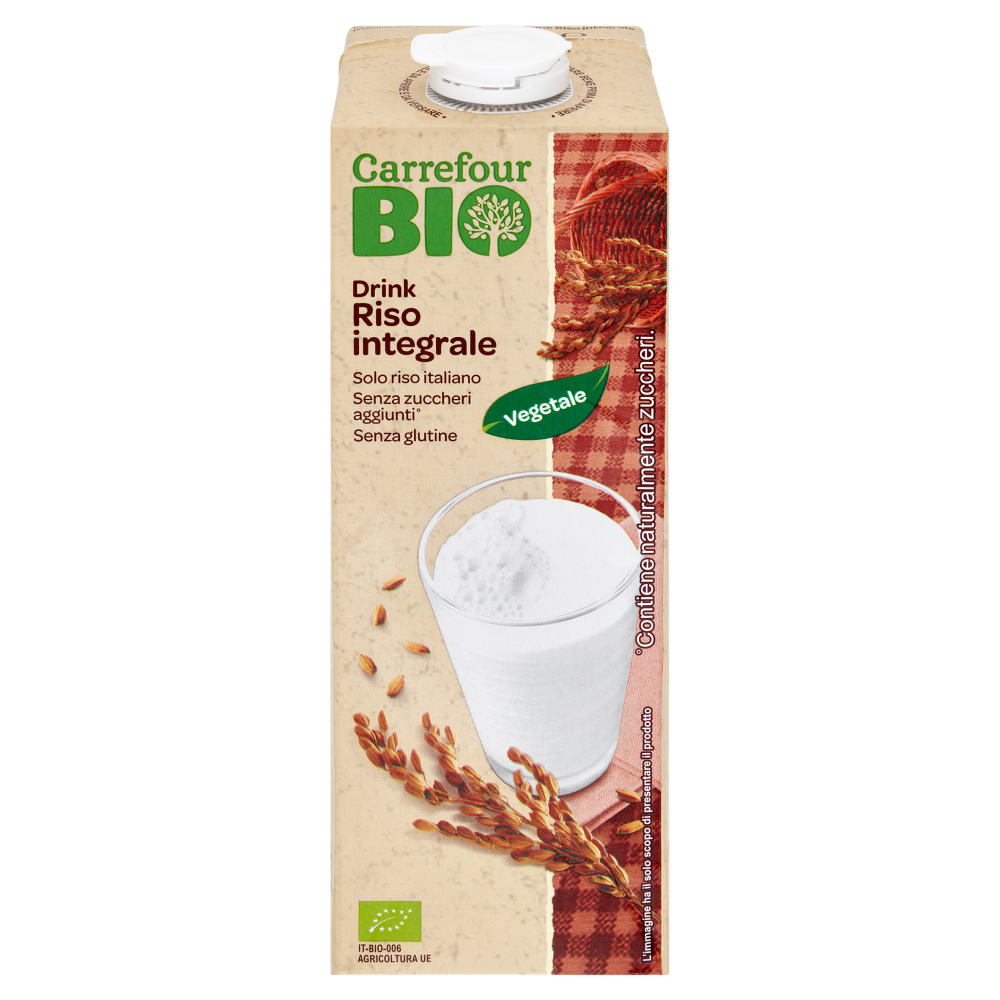 Carrefour Bio Drink Riso Integrale 1 L
