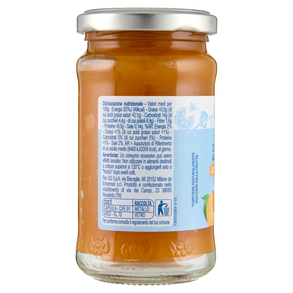 Carrefour Classic Senza Zuccheri Aggiunti* Albicocca 220 g