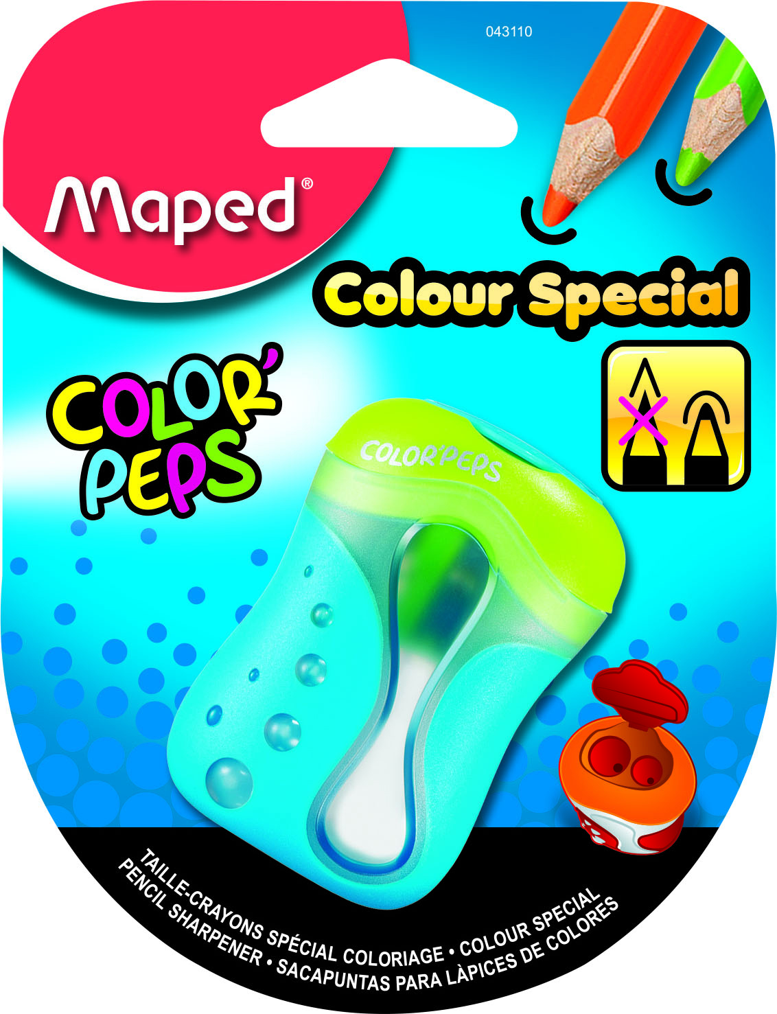 Maped Temperamatite Color'Peps 2 Fori