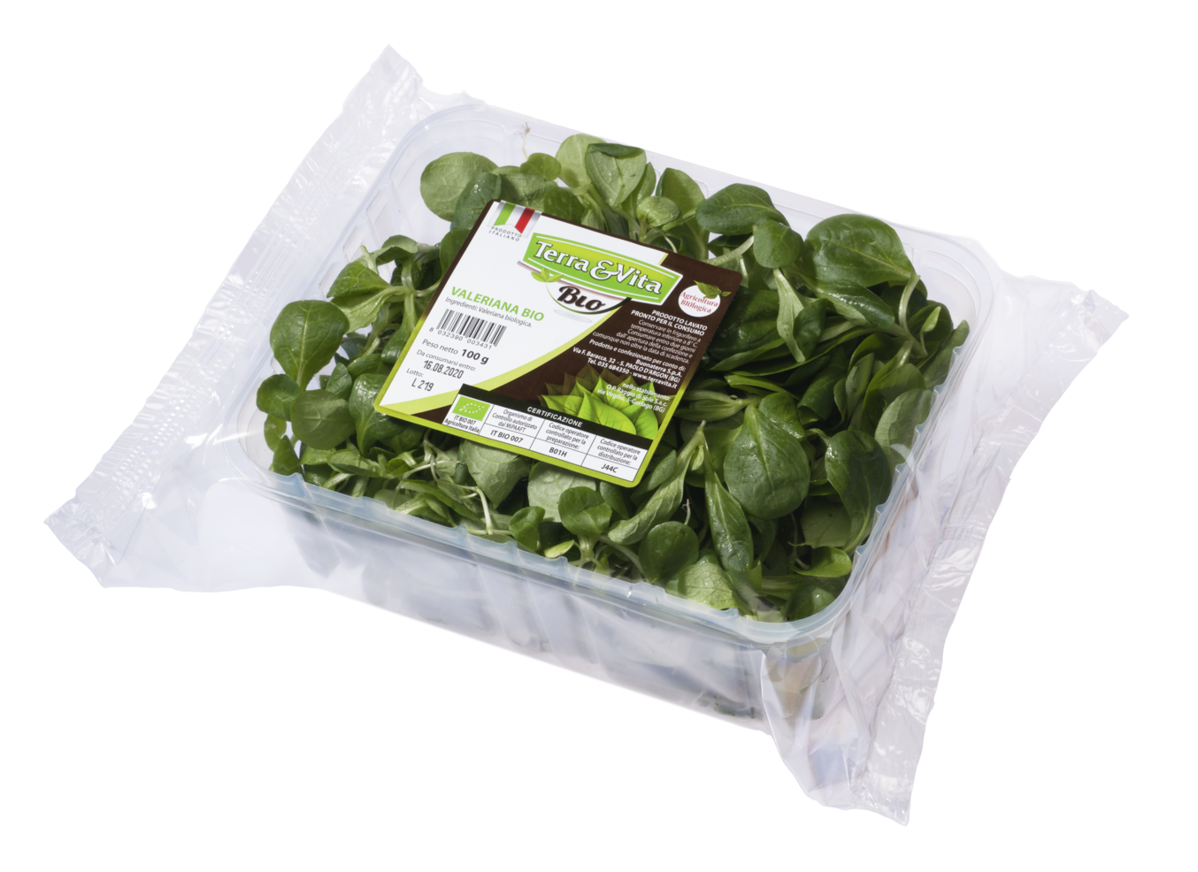 Valeriana Tagliata e Lavata Bio