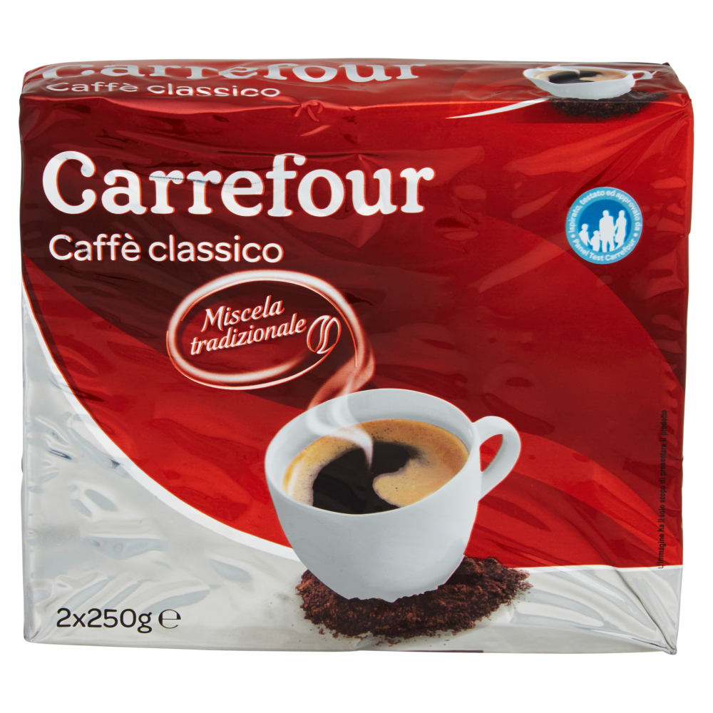 Carrefour Caffè classico Miscela tradizionale 2 x 250 g