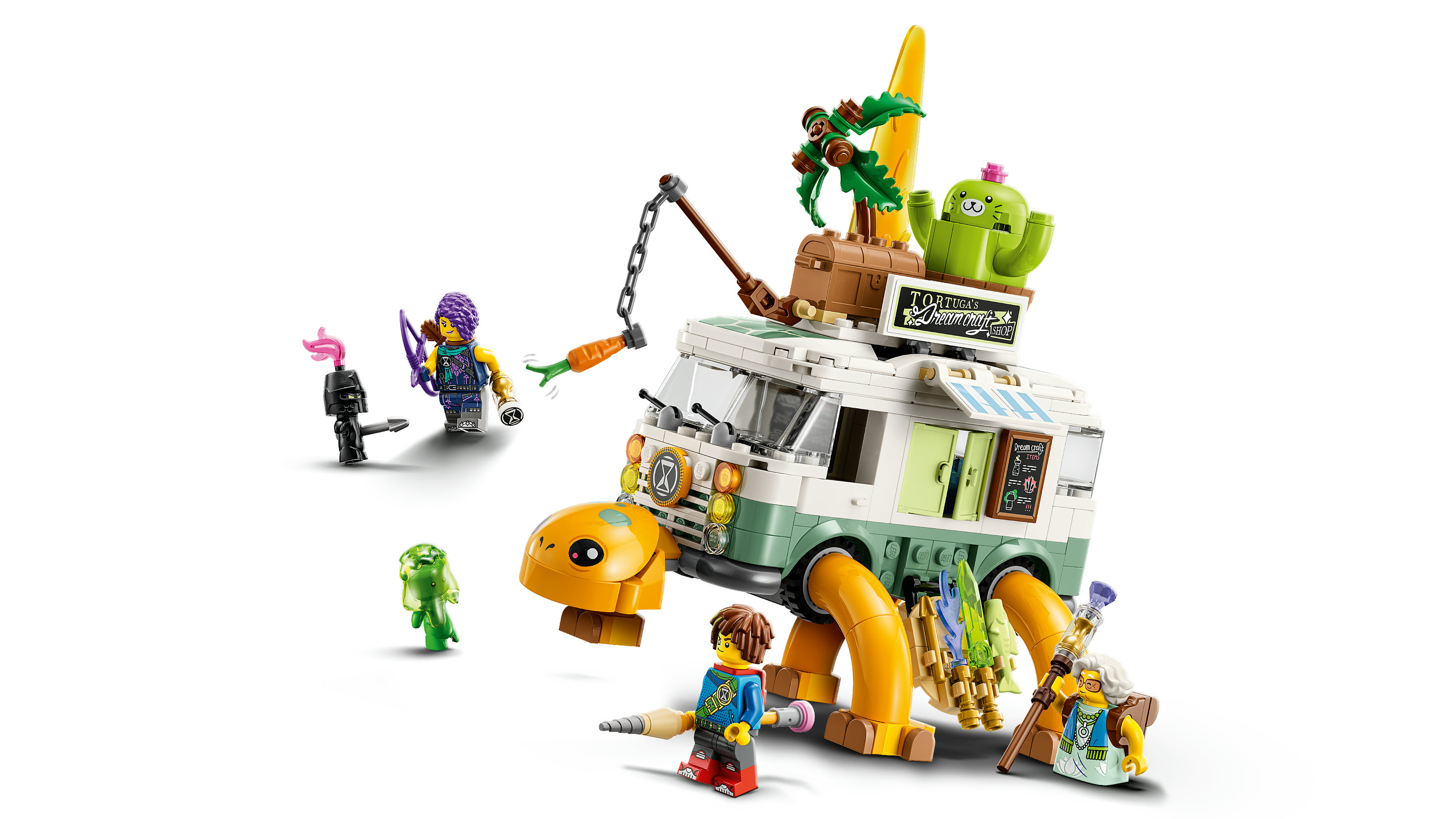 LEGO DREAMZzz 71456 Il Furgone Tartaruga della Signora Castillo, Camper Giocattolo Costruibile in 2 Modi con Figura di Z-Blob