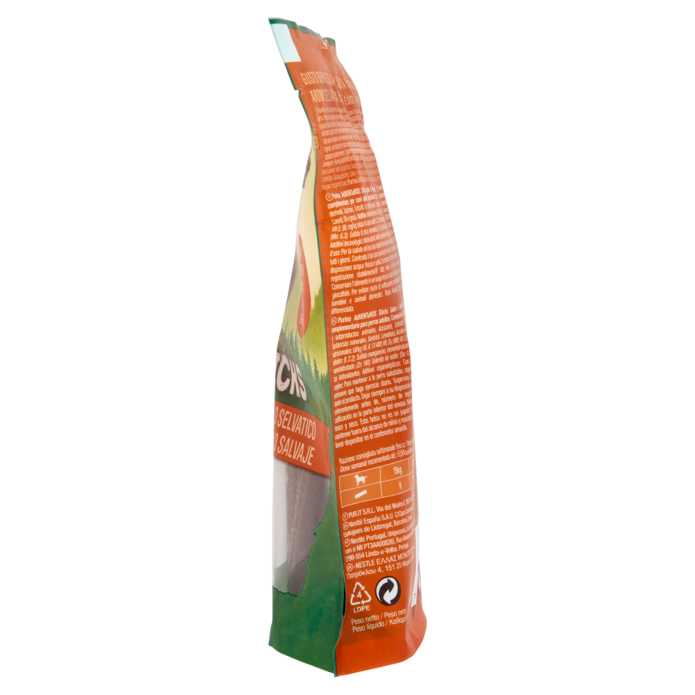 PURINA ADVENTUROS Sticks Bufalo Selvatico 120 g