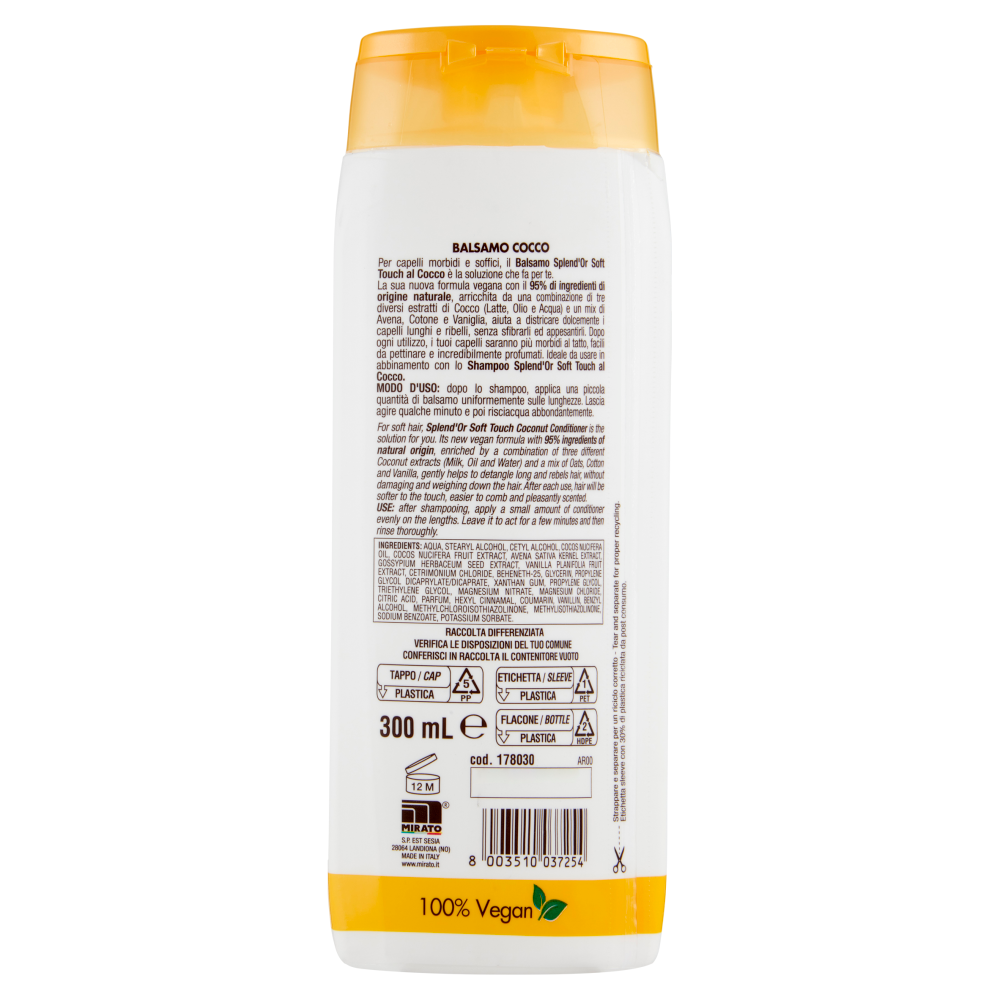Splend'Or Balsamo Cocco Soft Touch 300 mL