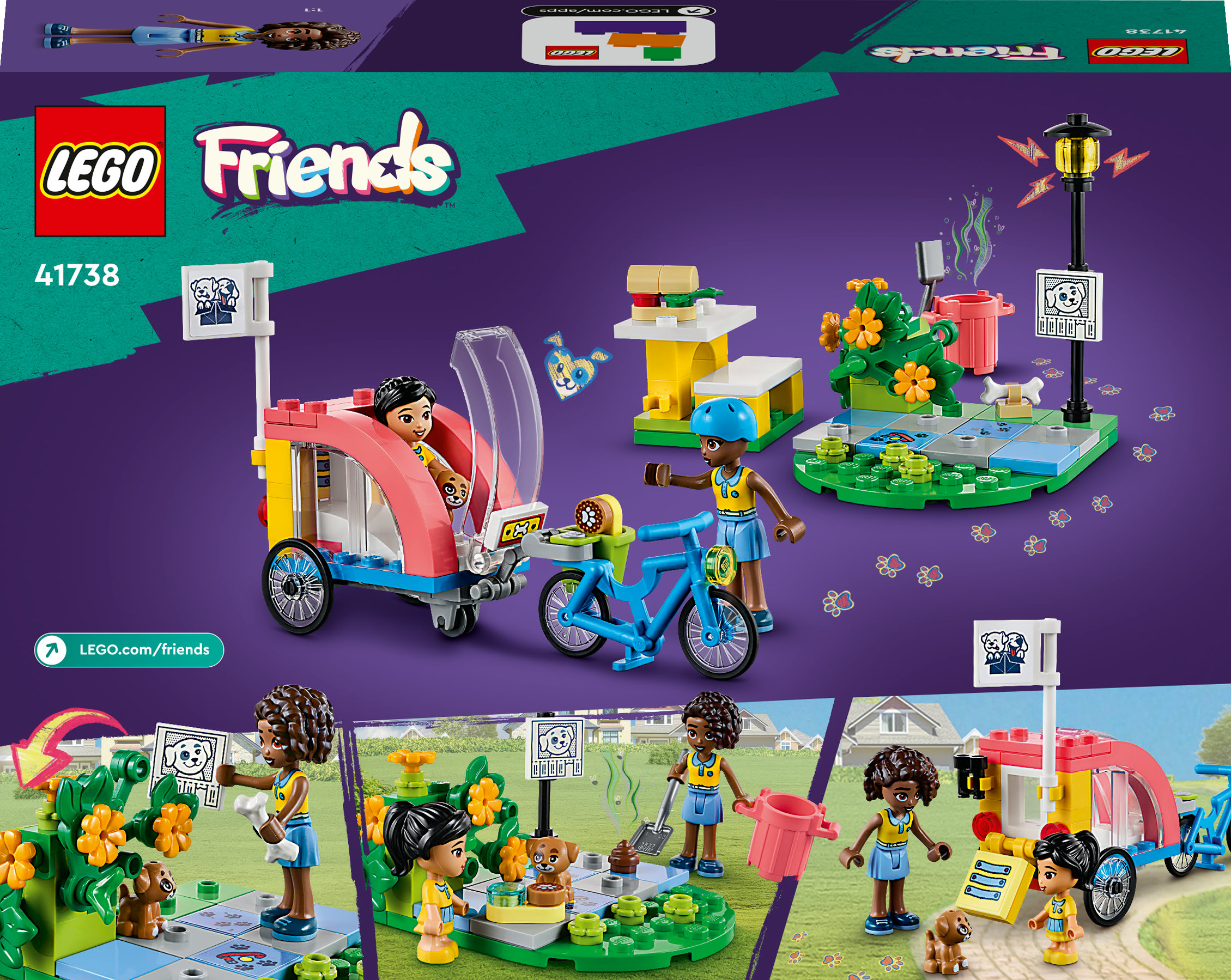 LEGO Friends Bici di soccorso dei cani