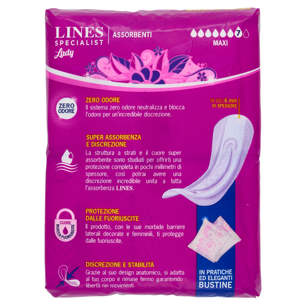 Lines Specialist Lady Assorbenti Maxi 12 pz