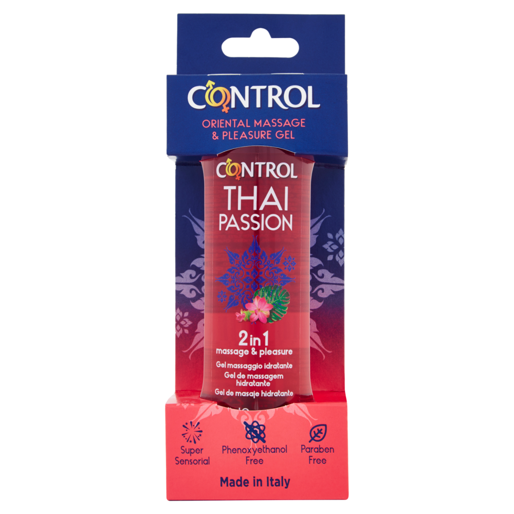 Control Thai Passion 2 in 1 massage & pleasure Gel massaggio idratante 200 ml