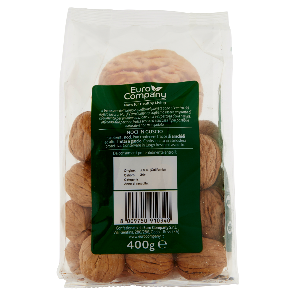 Euro Company Noci Chandler in Guscio 400 g