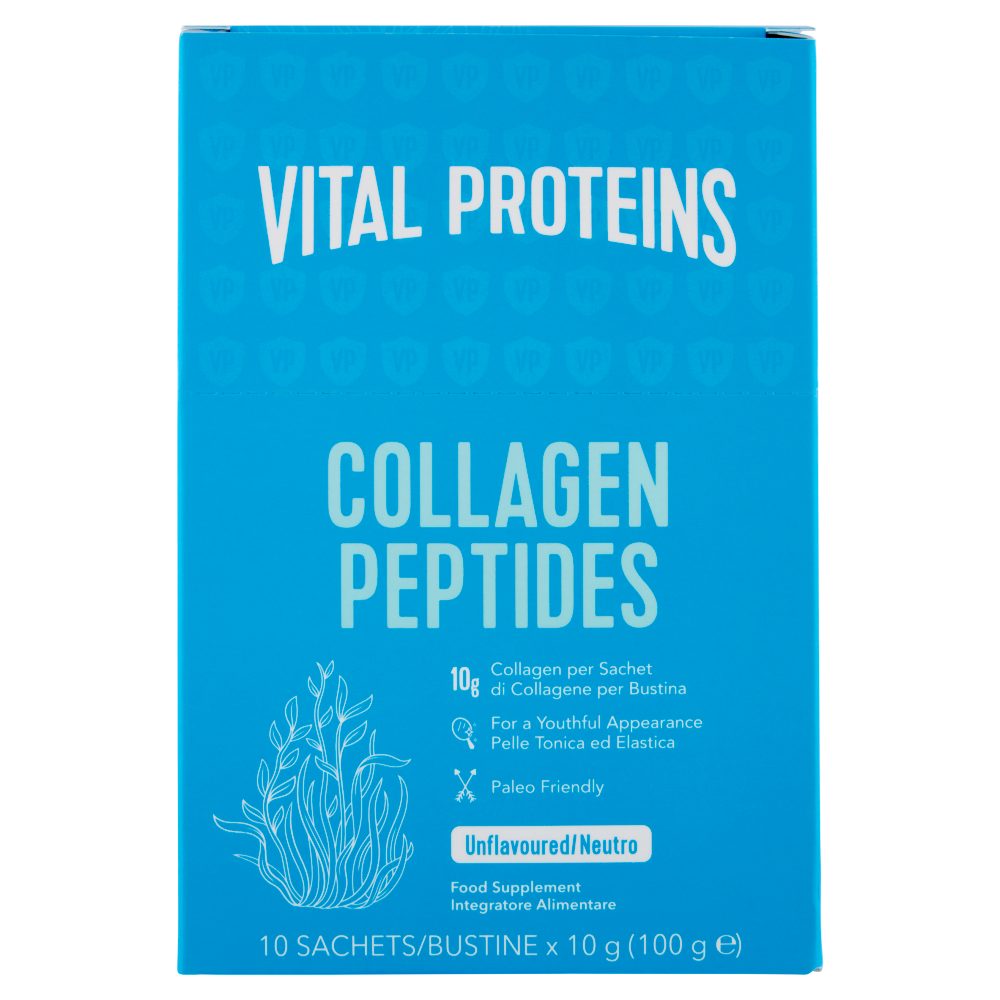 VITAL PROTEINS Collagen Peptides Integratore alimentare in polvere a base collagene bustine 10x10g