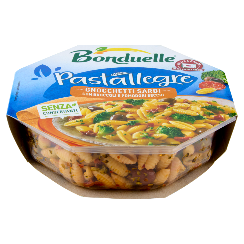 Bonduelle Pastallegre Gnocchetti Sardi con Broccoli e Pomodori Secchi 200 g