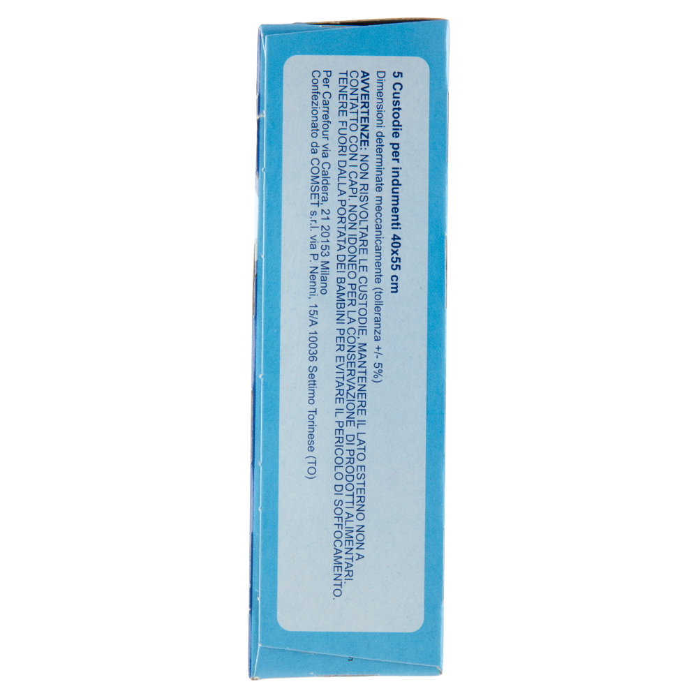 Carrefour Custodie per Indumenti 44x55cm 5 pz